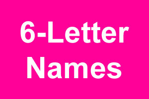 six letter names