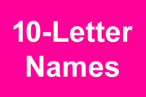 ten letter names